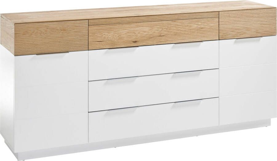 MCA furniture Dressoir Dubai matwit met garneringen in eiken - Foto 6