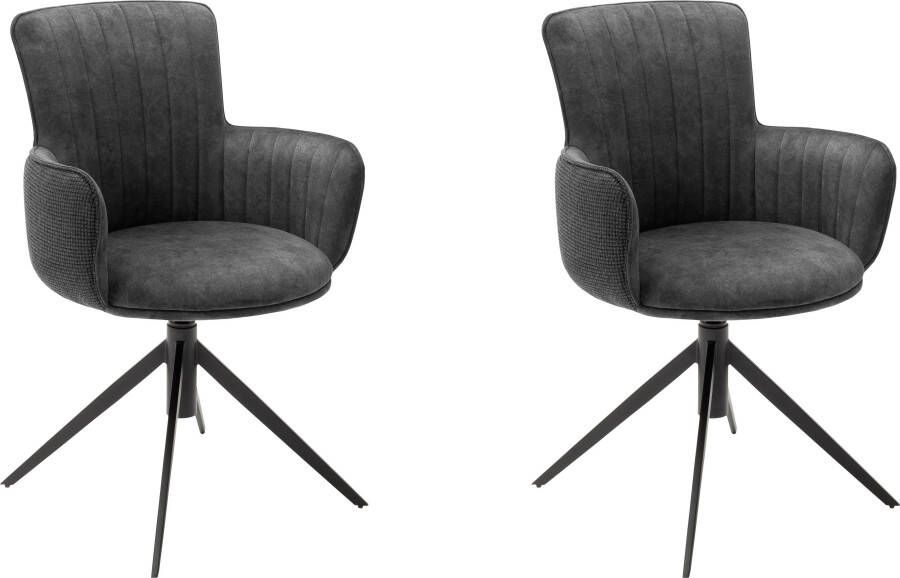 MCA furniture Eetkamerstoel DENIA set van 2 stoel 360º draaibaar met nivellering belastbaar tot 120 kg (set 2 stuks) - Foto 11
