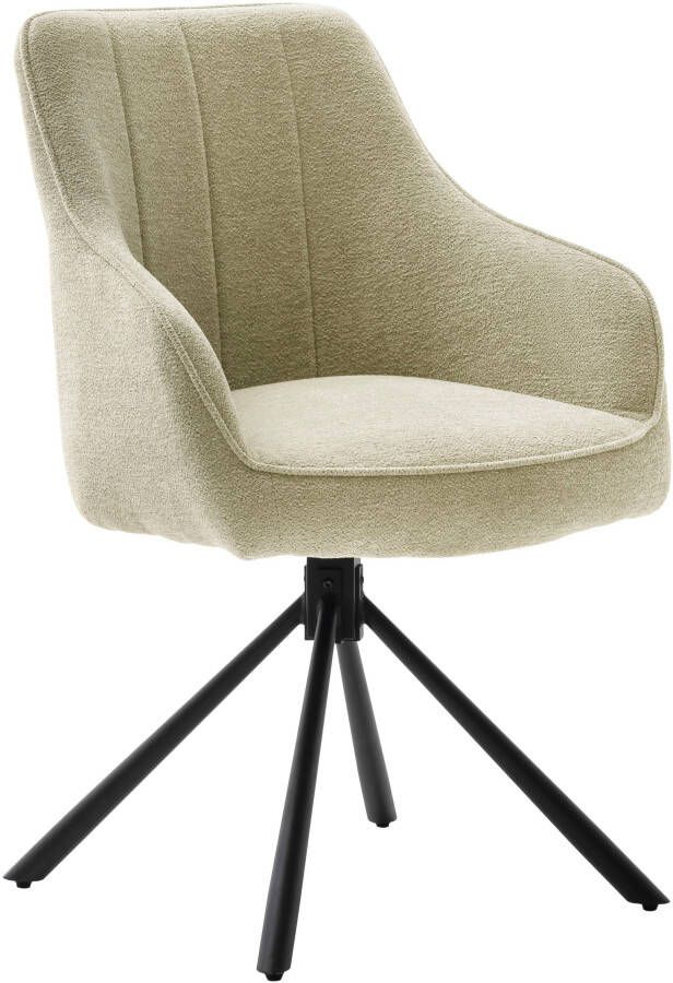 MCA furniture Eetkamerstoel KASAMA (2-pack) 180° draaibaar belastbaarheid 120 kg zithoogte ca. 51 cm - Foto 5