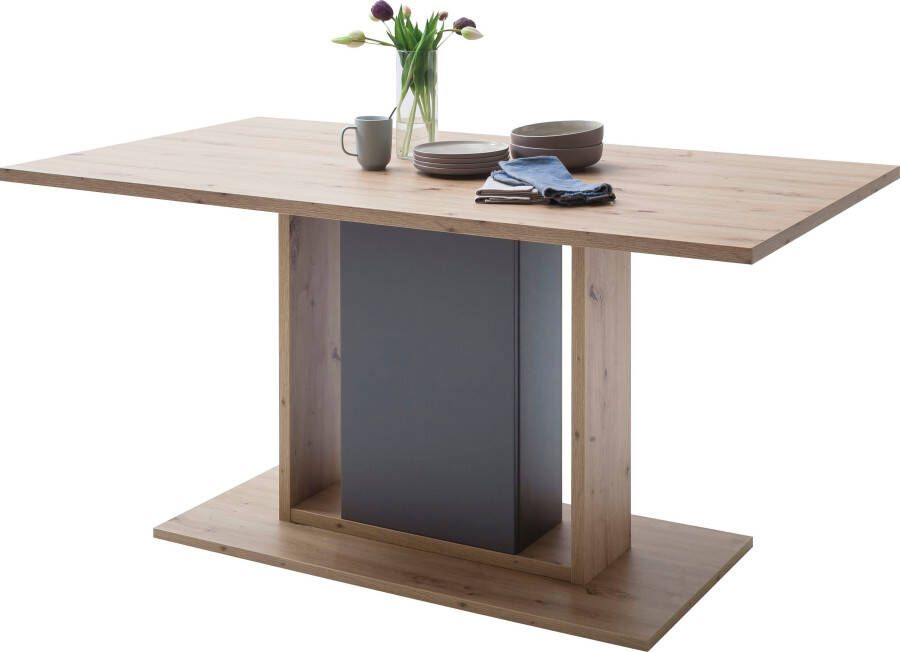 MCA furniture Eettafel Lizzano Landelijke stijl modern tot 80 kg belastbaar tafel 160 cm breed - Foto 6