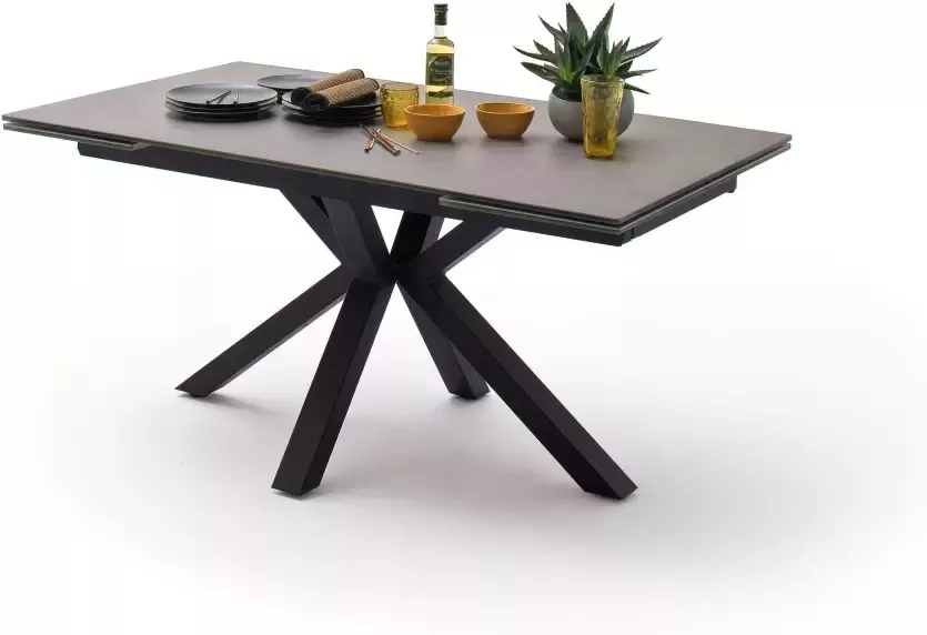 MCA furniture Eettafel Nagano Eettafel glas-keramiek met uittrekbaar deel aan de kopse kant - Foto 5