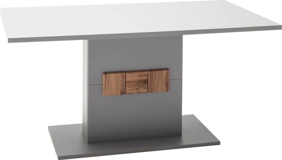 MCA furniture Eettafel Zadar Noordpool grijs tafel 160 cm breed FSC-gecertificeerd