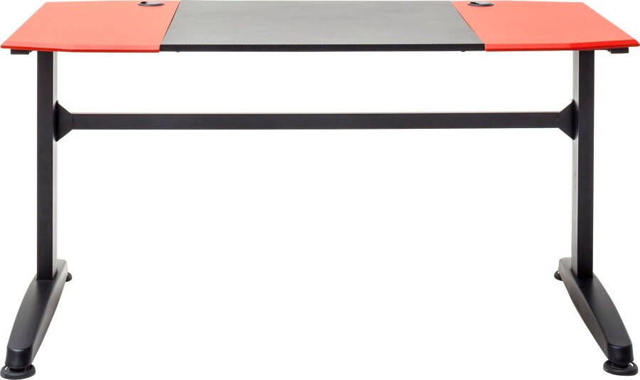 MCA furniture Gamingtafel McRacing Game Desk mcRacing zwart rood-zwart - Foto 14