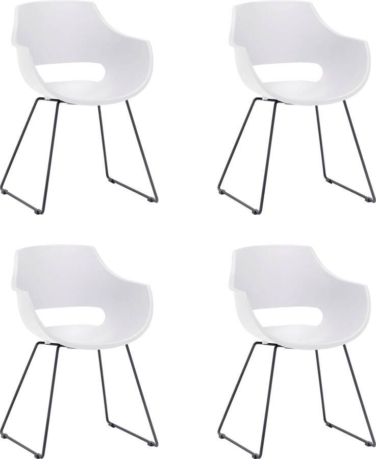 MCA furniture Kuipstoel Rockville 4-set schaats kunststof belastbaarheid 120 kg zithoogte ca. 46 cm (set 4 stuks) - Foto 7