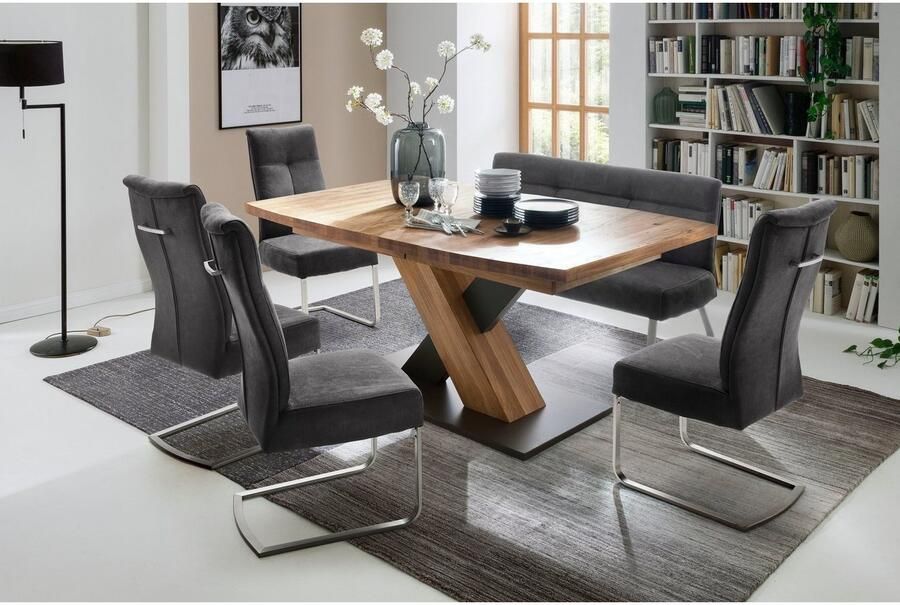 MCA furniture Bank Talena met een roestvrijstalen frame in twee kleurvarianten en twee breedtes