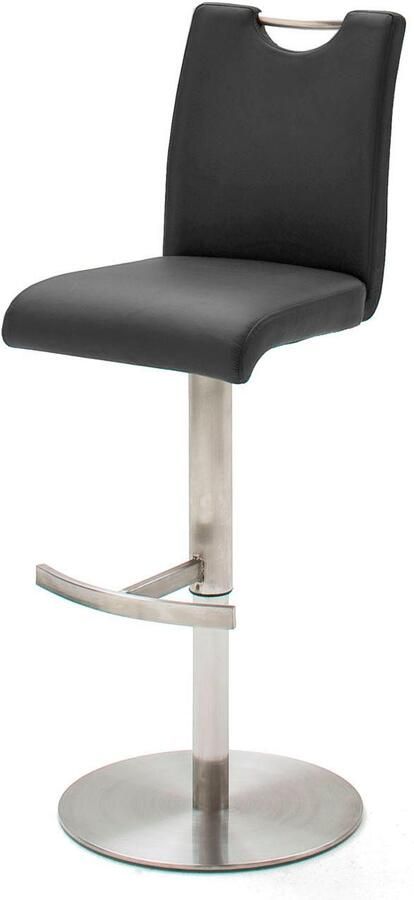 MCA furniture Bistrostoel ALESI met rugleuning 360° draaibaar zithoogte verstelbaar van 56-81 cm - Foto 3