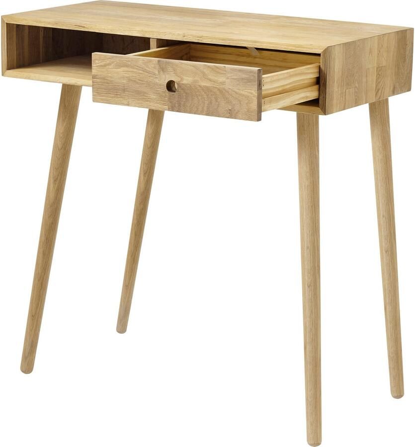 MCA furniture Console Agra Massief eiken met lade - Foto 2