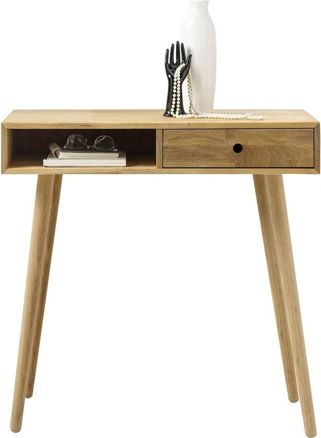 MCA furniture Console Agra Massief eiken met lade - Foto 3