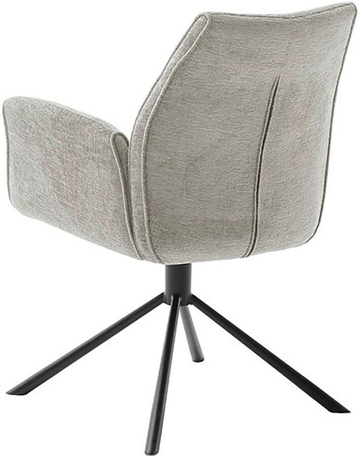 MCA furniture Eetkamerstoel Diveria (2-delige set) 4-poot stoel draaibaar 360° belastbaar 120 kg zithoogte ca. 50cm - Foto 4