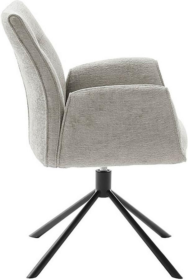 MCA furniture Eetkamerstoel Diveria (2-delige set) 4-poot stoel draaibaar 360° belastbaar 120 kg zithoogte ca. 50cm - Foto 7