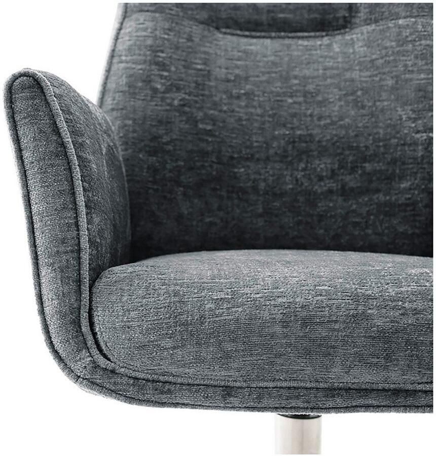 MCA furniture Eetkamerstoel Diveria (2-set) draaibaar 360° belastbaarheid 120 kg zithoogte ca. 50 cm