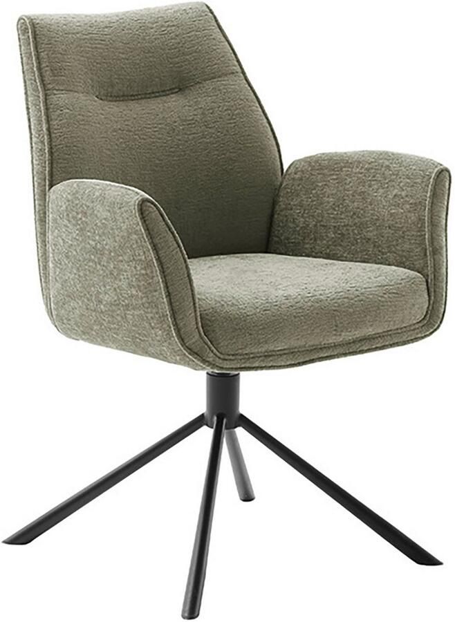 MCA furniture Eetkamerstoel Diveria (2-set) draaibaar 360° belastbaarheid 120 kg zithoogte ca. 50 cm - Foto 2