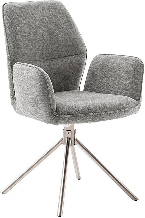 MCA furniture Eetkamerstoel Greyton (2-set) draaibaar 180° belastbaarheid 120 kg zithoogte ca. 50 cm - Foto 5