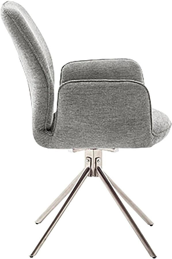 MCA furniture Eetkamerstoel Greyton (2-set) draaibaar 180° belastbaarheid 120 kg zithoogte ca. 50 cm - Foto 2