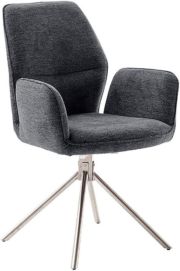 MCA furniture Eetkamerstoel Greyton (2-set) draaibaar 180° belastbaarheid 120 kg zithoogte ca. 50 cm - Foto 6