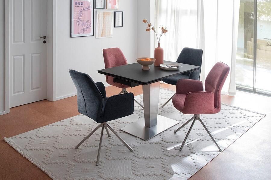 MCA furniture Eetkamerstoel Greyton (2-set) draaibaar 180° belastbaarheid 120 kg zithoogte ca. 50 cm - Foto 9