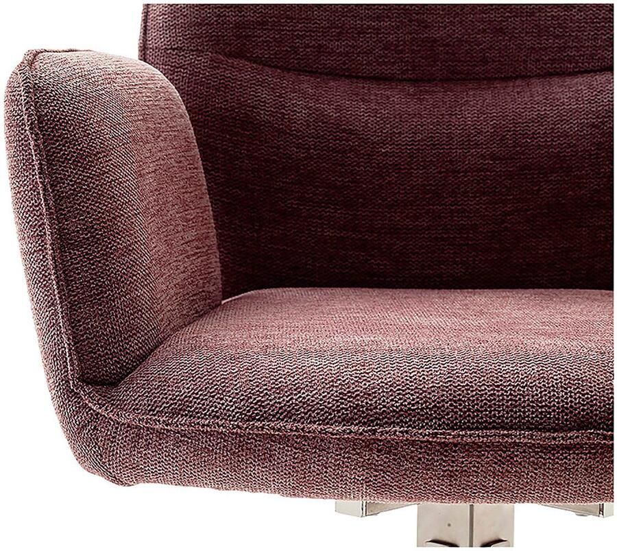 MCA furniture Eetkamerstoel Greyton (2-set) draaibaar 180° belastbaarheid 120 kg zithoogte ca. 50 cm