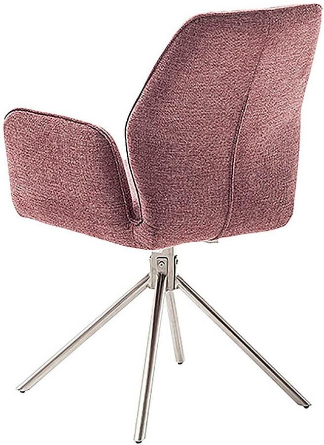 MCA furniture Eetkamerstoel Greyton (2-set) draaibaar 180° belastbaarheid 120 kg zithoogte ca. 50 cm - Foto 4