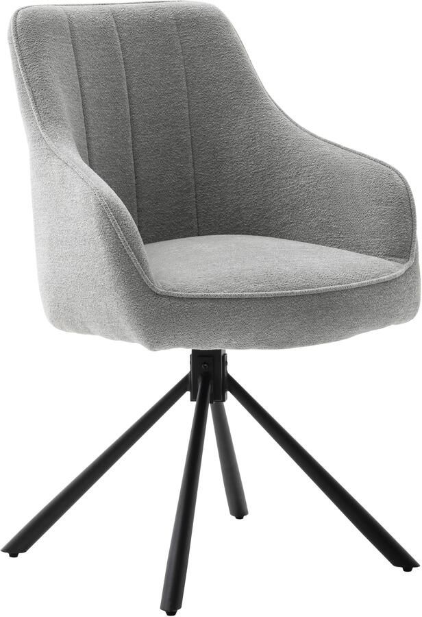 MCA furniture Eetkamerstoel KASAMA (2-pack) 180° draaibaar belastbaarheid 120 kg zithoogte ca. 51 cm - Foto 15