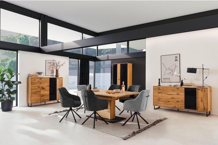 MCA furniture Eetkamerstoel KASAMA (2-pack) 180° draaibaar belastbaarheid 120 kg zithoogte ca. 51 cm - Foto 9
