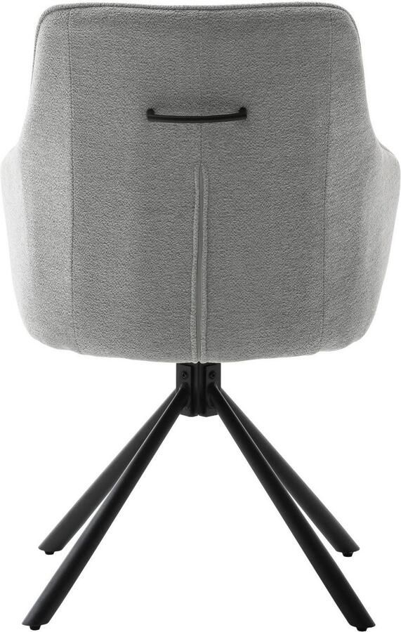 MCA furniture Eetkamerstoel KASAMA (2-pack) 180° draaibaar belastbaarheid 120 kg zithoogte ca. 51 cm - Foto 13