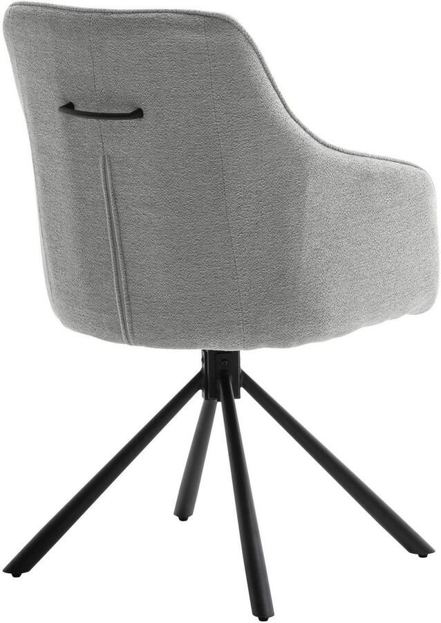 MCA furniture Eetkamerstoel KASAMA (2-pack) 180° draaibaar belastbaarheid 120 kg zithoogte ca. 51 cm - Foto 4
