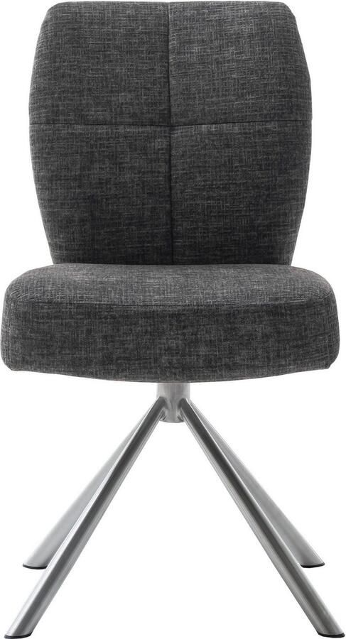 MCA furniture Eetkamerstoel KEA (2-pack) 360° pocketvering belastbaar 120 kg zithoogte ca. 50 cm - Foto 6