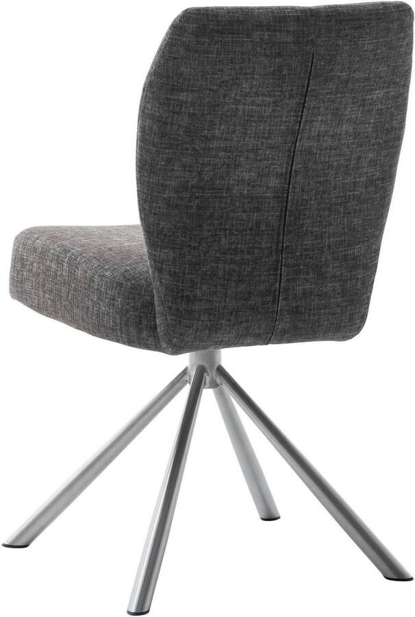 MCA furniture Eetkamerstoel KEA (2-pack) 360° pocketvering belastbaar 120 kg zithoogte ca. 50 cm - Foto 3