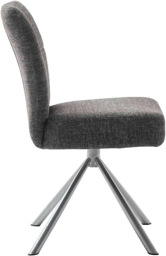 MCA furniture Eetkamerstoel KEA (2-pack) 360° pocketvering belastbaar 120 kg zithoogte ca. 50 cm - Foto 5