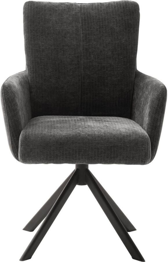 MCA furniture Eetkamerstoel MALIA (set 2 stuks) 360° draaibaar pocketvering zithoogte ca. 49 cm - Foto 12