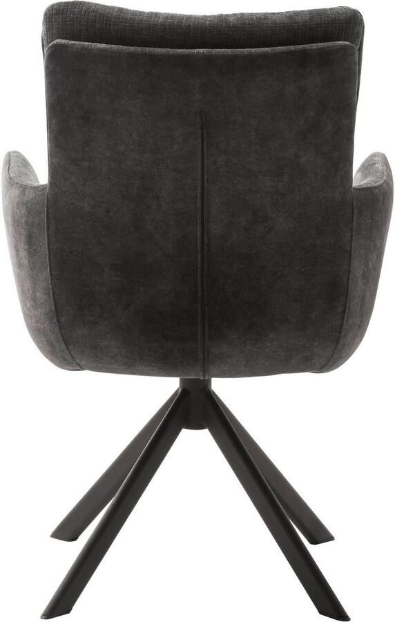 MCA furniture Eetkamerstoel MALIA (set 2 stuks) 360° draaibaar pocketvering zithoogte ca. 49 cm - Foto 13