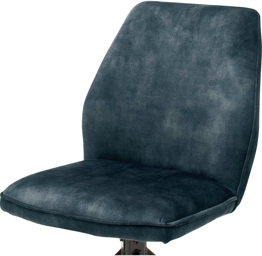 MCA furniture Eetkamerstoel OTTAWA Vintage suède-look met opstaande naad stoel belastbaar tot 120 kg (set 2 stuks)