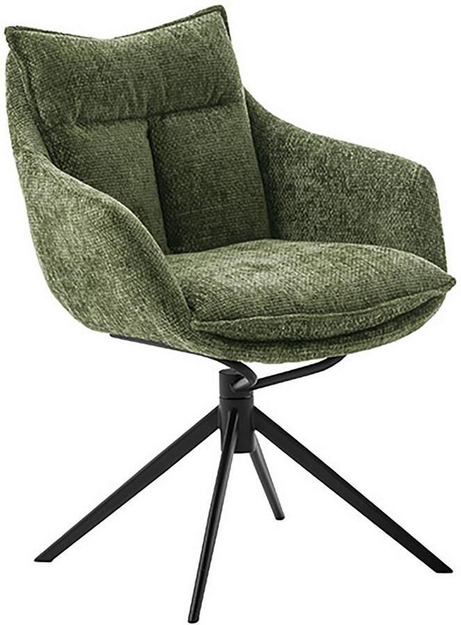 MCA furniture Eetkamerstoel Parker (2-set) draaibaar 360° draai- & schommelfunctie belastbaarheid 120 kg