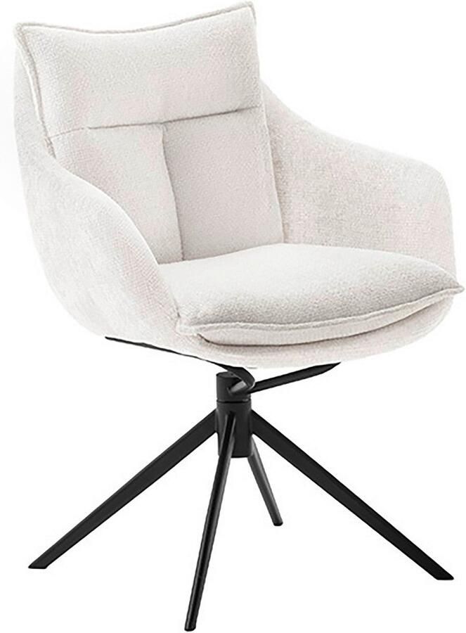 MCA furniture Eetkamerstoel Parker (2-set) draaibaar 360° draai- & schommelfunctie belastbaarheid 120 kg