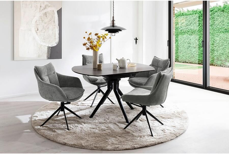 MCA furniture Eetkamerstoel Parker (2-set) draaibaar 360° draai- & schommelfunctie belastbaarheid 120 kg - Foto 9