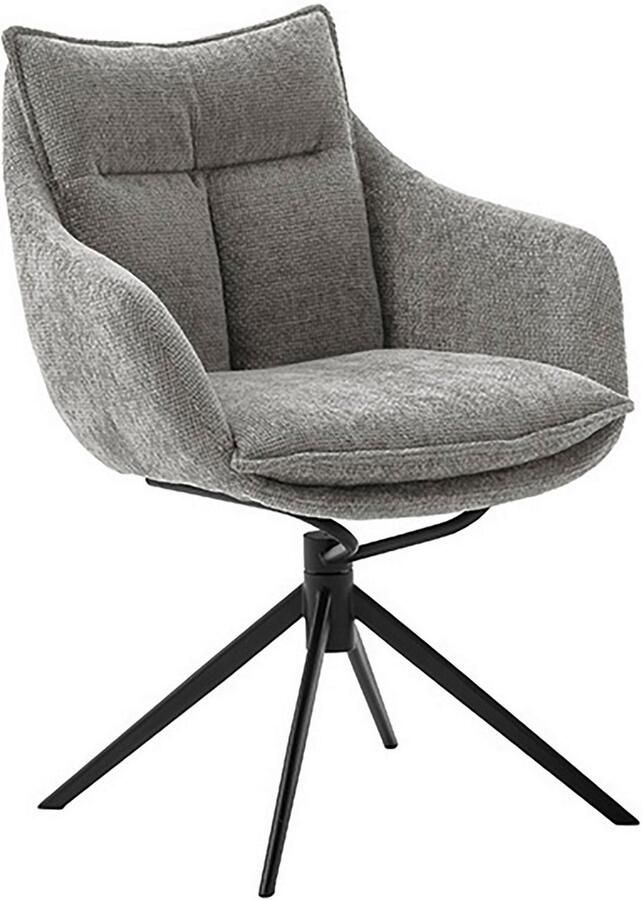 MCA furniture Eetkamerstoel Parker (2-set) draaibaar 360° draai- & schommelfunctie belastbaarheid 120 kg - Foto 6