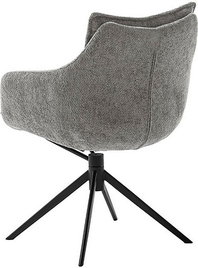 MCA furniture Eetkamerstoel Parker (2-set) draaibaar 360° draai- & schommelfunctie belastbaarheid 120 kg - Foto 4