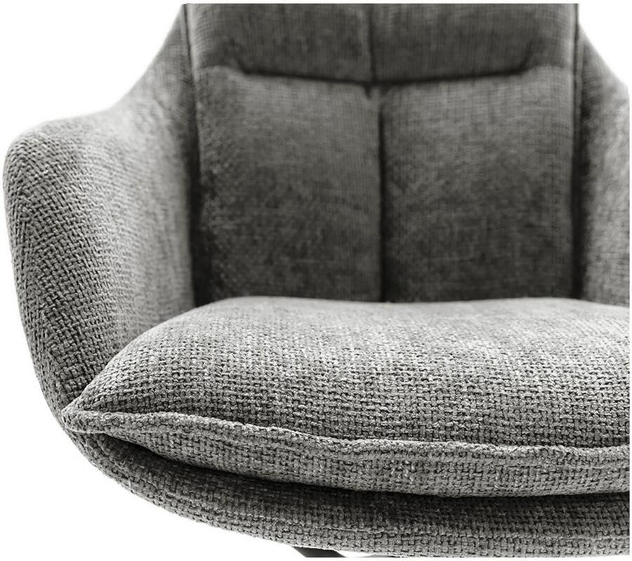 MCA furniture Eetkamerstoel Parker (2-set) draaibaar 360° draai- & schommelfunctie belastbaarheid 120 kg