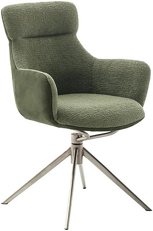 MCA furniture Eetkamerstoel Pelion (2-set) draaibaar 360° draai- & schommelfunctie zithoogte ca. 50 cm - Foto 7