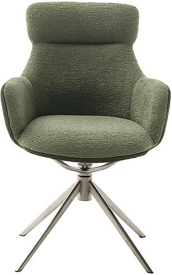 MCA furniture Eetkamerstoel Pelion (2-set) draaibaar 360° draai- & schommelfunctie zithoogte ca. 50 cm - Foto 10