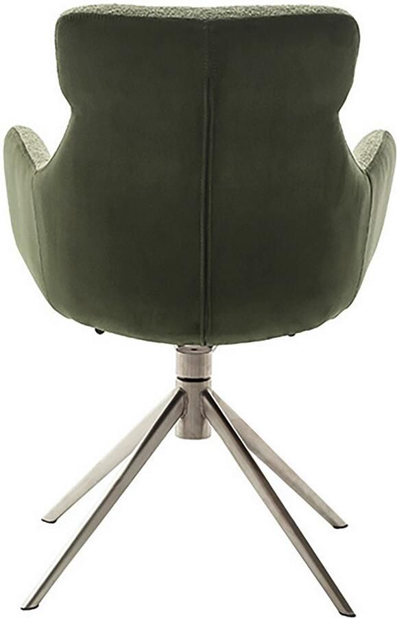 MCA furniture Eetkamerstoel Pelion (2-set) draaibaar 360° draai- & schommelfunctie zithoogte ca. 50 cm - Foto 8