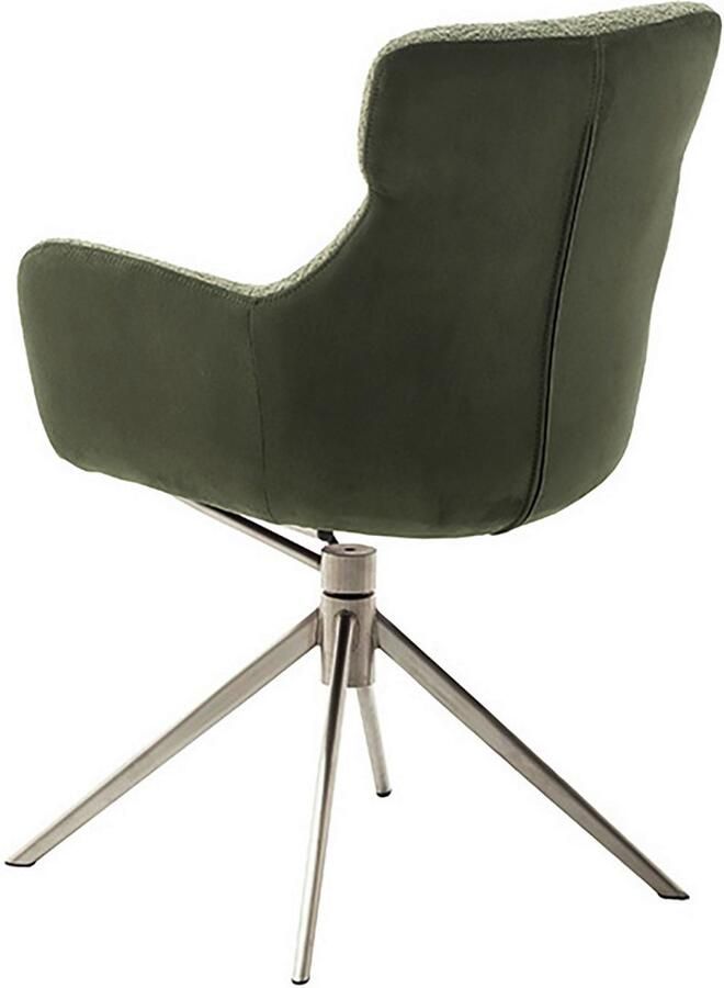 MCA furniture Eetkamerstoel Pelion (2-set) draaibaar 360° draai- & schommelfunctie zithoogte ca. 50 cm - Foto 4