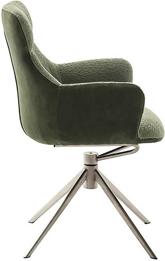 MCA furniture Eetkamerstoel Pelion (2-set) draaibaar 360° draai- & schommelfunctie zithoogte ca. 50 cm - Foto 9