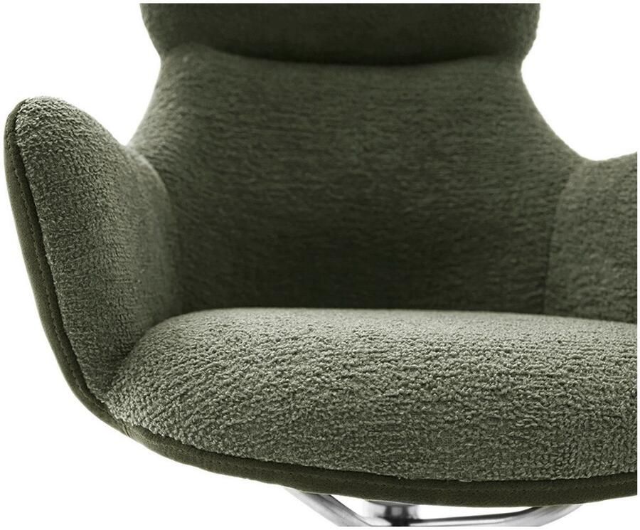 MCA furniture Eetkamerstoel Pelion (2-set) draaibaar 360° draai- & schommelfunctie zithoogte ca. 50 cm