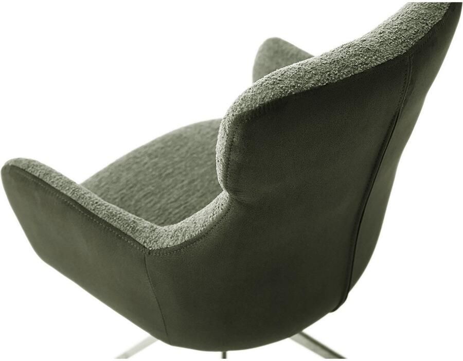 MCA furniture Eetkamerstoel Pelion (2-set) draaibaar 360° draai- & schommelfunctie zithoogte ca. 50 cm - Foto 3