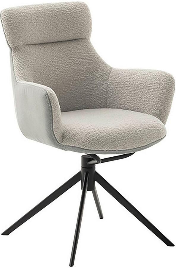 MCA furniture Eetkamerstoel Pelion (2-set) draaibaar 360° draai- & schommelfunctie zithoogte ca. 50 cm - Foto 8