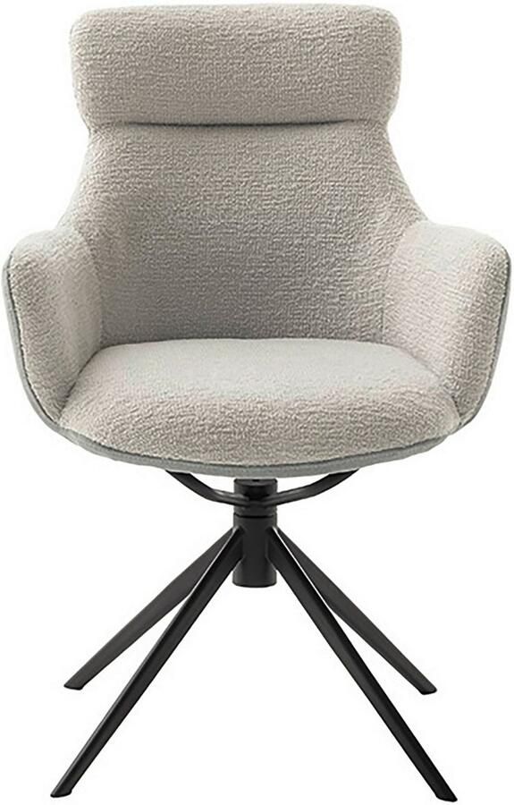 MCA furniture Eetkamerstoel Pelion (2-set) draaibaar 360° draai- & schommelfunctie zithoogte ca. 50 cm - Foto 10