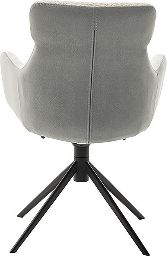 MCA furniture Eetkamerstoel Pelion (2-set) draaibaar 360° draai- & schommelfunctie zithoogte ca. 50 cm - Foto 9