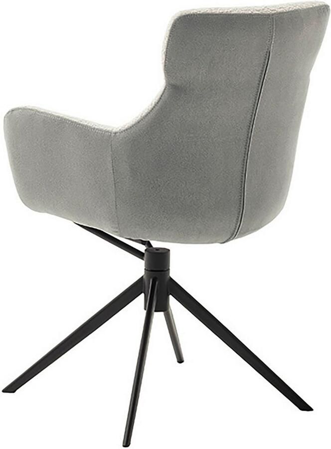 MCA furniture Eetkamerstoel Pelion (2-set) draaibaar 360° draai- & schommelfunctie zithoogte ca. 50 cm - Foto 4