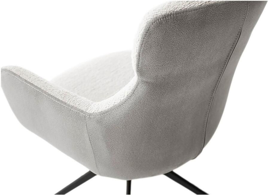 MCA furniture Eetkamerstoel Pelion (2-set) draaibaar 360° draai- & schommelfunctie zithoogte ca. 50 cm - Foto 5